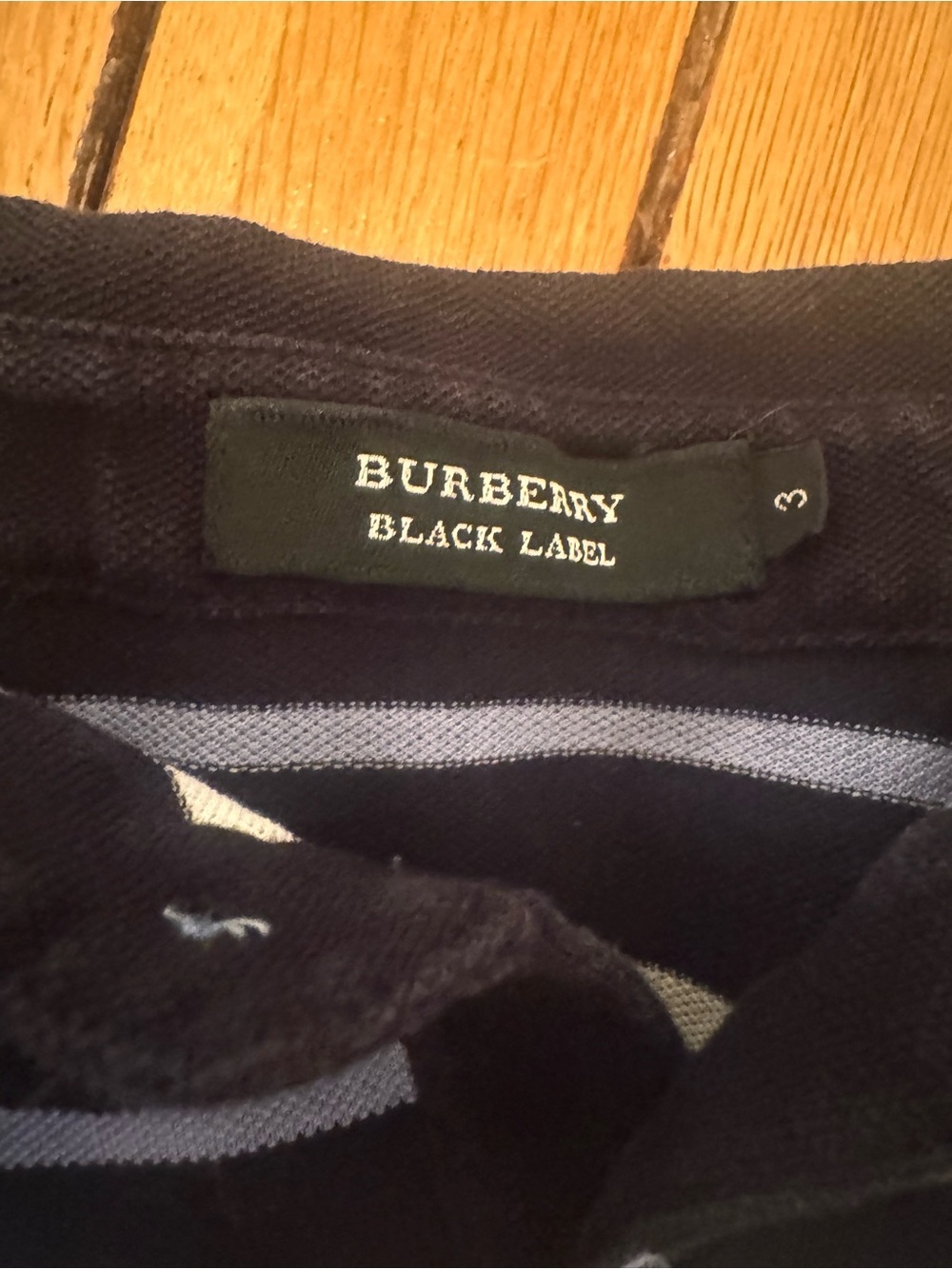 Burberry Black Label multi-striped polo shirt - Picture 7 of 7